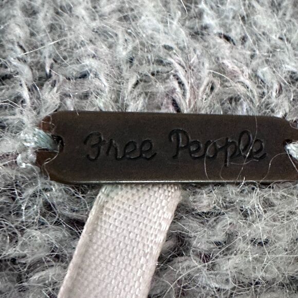 Free People Santa Cruz Maxi Cardigan Sweater Women’s XS Gray Alpaca Blend Long - Picture 6 of 11